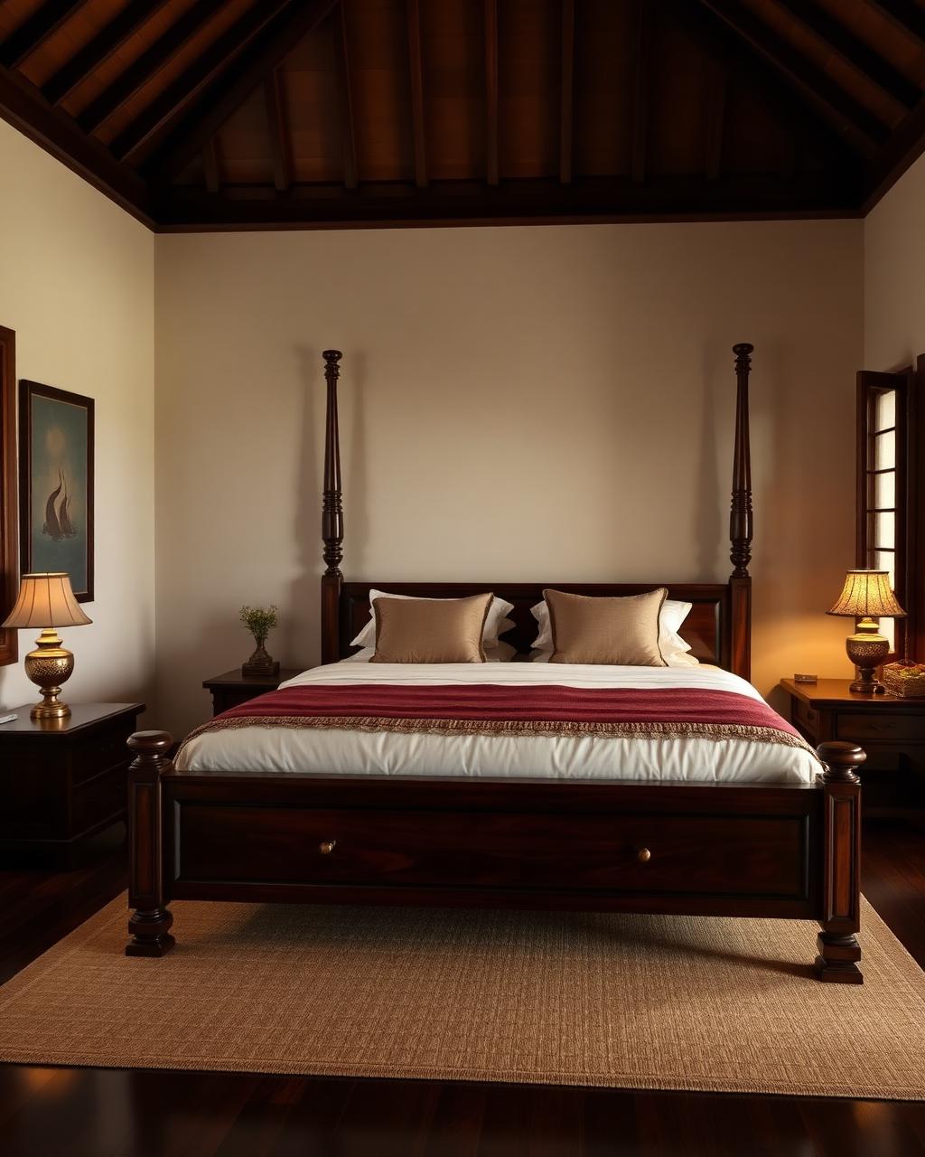 Four-Poster Bedroom Set